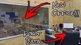 NEW OFFICE TOUR. GRAZING GATE,ROBOT AND CALFING SYSTEM DEMONSTRATION.