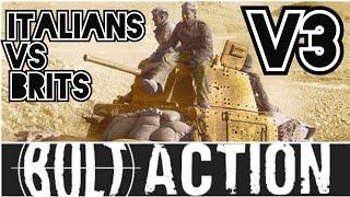 NEW V3 Italians vs Great Britain - Bolt Action Battle Report #warlordgames #wargaming #boltaction