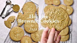 Hojicha Brownie Cookies | Kue Kering Brownies Hojicha | Jaja Bakes