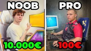 CASUAL an E-Sport Setup vs. PRO an 100€ Setup