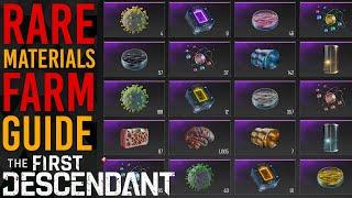 How I FARM EVERY RARE RESEARCH MATERIAL FAST | The First Descendant