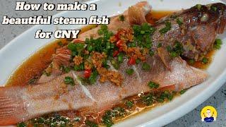 How to make a beautiful steam fish for CNY