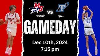 Millard South vs Papio La-vista South Titans | Home Opener |Varsity Boys Basketball Live Broadcast