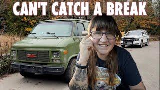 ONGOING ENGINE ISSUES & THE KNOCK || Solo Vanlife in a Foreign Country