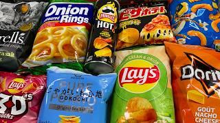 Unboxing Popular Snacks & Chips