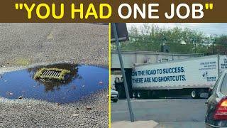 Hilarious Fails That Are The Embodiment Of The Phrase, “You Had One Job” (NEW PICS) | Happy Bears