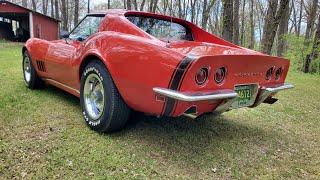 1968 Corvette 327ci 4 speed overview pt.2