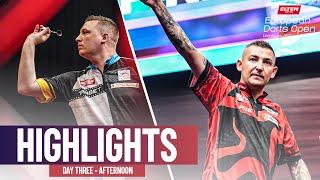THE FINAL EIGHT!  | Day Three Afternoon Highlights | 2025 European Darts Open