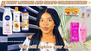 BODY LOTIONS AND SOAPS THAT WILL LIGHTEN YOUR SKIN + *Get Fair Smooth |Glowing Skin* | Lighten Skin*