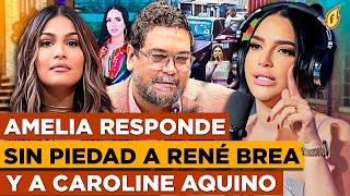 AMELIA ALCANTARA RESPONDE SIN PIEDAD A RENÉ BREA Y A CAROLINE POR COMPARARLA CON CARRITO DE CONCHO