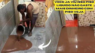 OLHA QUE BRILHANTE IDEIA Não Gaste mais DINHEIRO Com PISO E Argamassa CUSTO MUITO BAIXO VEJA E FAÇA