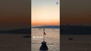 The must see beautiful Istanbul sunset! #istanbul #shorts #shortvideo