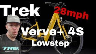 2024 Trek Verve+ 4s lowstep walkaround review with spec and actual weight