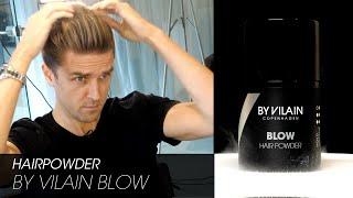 Volume Boosting Hair Powder  Quiff Hairstyle  BY VILAIN BLOW