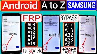 Without *#0*# All Samsung a12/a13/a03s/a23/a32/a33/a51 FRP BYPASS | Google Lock Remove | No Talkback