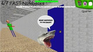 SB Movie: Shark Puppet plays Baldi’s Basics Super Duper Ultra Fast!