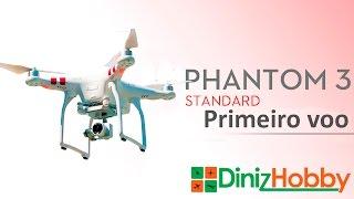 Diniz Hobby | DJI Phantom 3 Standard Primeiro voo - Tutorial rápido para iniciantes