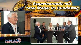 Expertenrunde mit Peter Weber im Bundestag