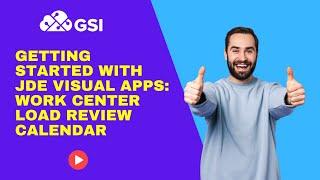 Getting started with JDE Visual Apps:  Work Center Load Review Calendar