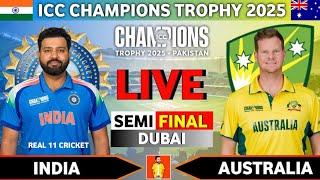 Live: India vs Australia Semi Final Champions trophy 2025 Live | IND vs AUS Live Match Today