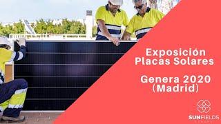 Paneles solares - Placas solares SunFields en Genera 2020 (Madrid)