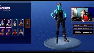 TFUE SHOWS OFF INSANE LOCKER! (banned) Recon Expert, Renegade Raider, Ghoul Trooper, Skull Trooper