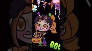 HALLOWEEN IN TOCA BOCA  #avatarstories #avatarworld #tocaboca #shorts #metababy