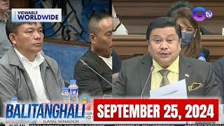 Balitanghali Express: September 25, 2024