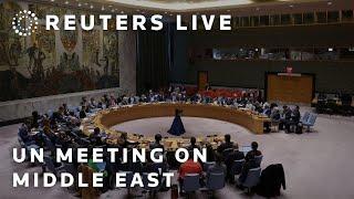 LIVE: Britain's foreign secretary chairs UN meeting on Middle East