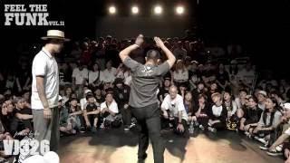 feel the funk vol.11 popping side quarter final Hoan vsTa-i (팝핀사이드 8강 호안 vs 타이)