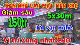 GIẢM GIÁ SÂU . Tiếc lắm nhưng đành phải bán căn nhà Mặt Tiền CHỢ  ngay GIỮA TRUNG TÂM. Rất Đẹp.