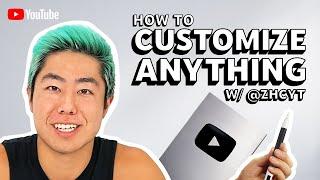 @ZHCYT customizes a YouTube Creator Award with tips from the community