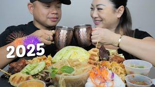 The BEST Thai Food MUKBANG *Casual Conversation | N.E Let's Eat