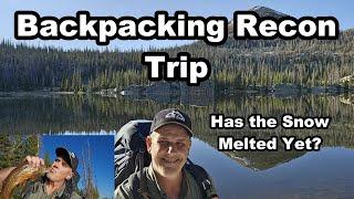 Solo Backpacking the UINTA Backcountry. BIG Tiger Trout & 1st Trip of 2024 #backpacking #fishing