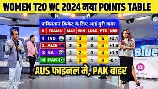 Women T20 World Cup 2024 points table | Pakw vs Ausw after match points table | women T20 World Cup