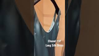 Chanel 23P Pre Spring Summer RTW Long Silk Dress #chanel #chanel23p #chanelrtw