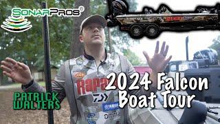 Touring Patrick Walters' 2024 Falcon Boat (2 wins in 2024)