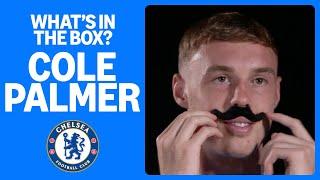 Nutrition, music taste & fancy dress!  Cole Palmer takes on What's In The Box?