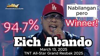 March 13 2025-Eich Abando/TNT Grand Resbak 2025/Winner