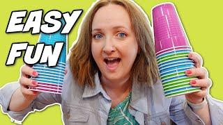 10 EASY INDOOR Games With CUPS | GAMES For ALL AGES