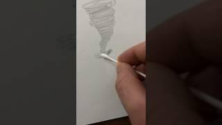 How to easy Draw tornado… ️️️ #shorts