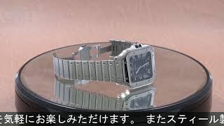 CARTIER サントス ドゥ カルティエ LM WSSA0013 ブルー