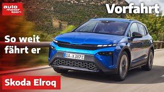 Skoda Elroq: Schafft er die Challenge mit einer Akkuladung? | auto motor und sport