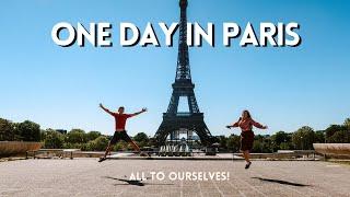 Paris, ALL TO OURSELVES? 1 AMAZING Day In Paris | Road trip in France | DRIVING AROUND THE WORLD