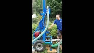 sunmoy HG260D portable borehole well drilling machine in Europe