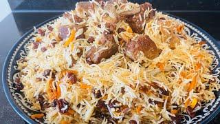 @ قابلی پلو در دیگ بخار به روش من Afghani Qabuli pilav,Afghan Rice Recipe