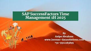 SuccessFactors Time Management 1H 2025